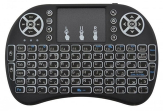 Клавиатура беспроводная Rii Mini i8 Backlit с подсветкой, русская клавиатура, фото №3