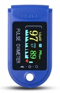 Портативный пульсоксиметр на палец для измерения сатурации кислорода и частоты пульса Pulse oximeter, фото №5
