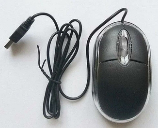 Проводная компьютерная мышка Mouse Mini Kw-01, фото №3