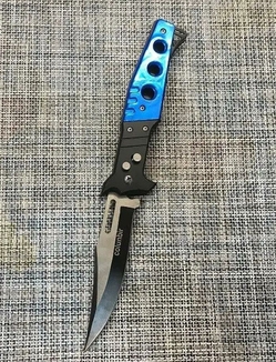 Нож выкидной с фиксатором colunbir A97, фото №5