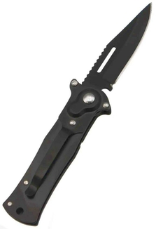 Нож выкидной с фиксатором Columbia M3, фото №3