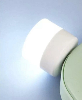 Портативная светодиодная Usb лампа фонарик ночник 1W Led Light (Белый), фото №7