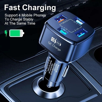 Автомобильное зарядное устройство в прикуриватель hc-365-2pd car charger, фото №6