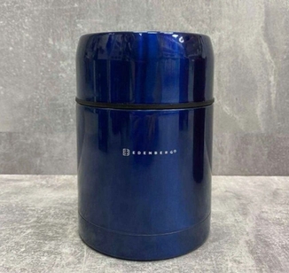 Термос пищевой металлический Edenberg Eb-3508 dark blue, 0,5 л, numer zdjęcia 3