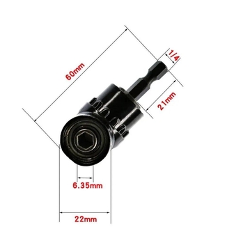 Угловой адаптер под углом 105° насадка 1/4 для шуруповерта, дрели, numer zdjęcia 3