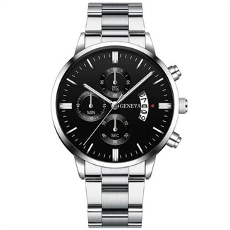 Мужские наручные часы Geneva, gray black, фото №2