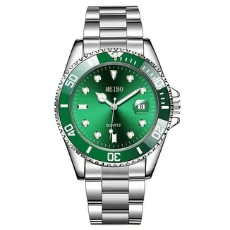 Мужские наручные часы Meibo, gray green, фото №2
