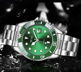 Мужские наручные часы Meibo, gray green, фото №5