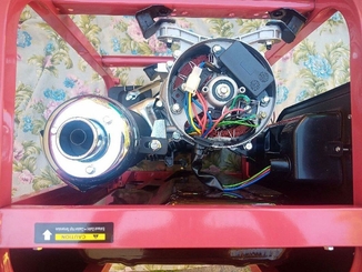 Генератор бензиновый Apollo Ap5600dx на колесах, однофазный, бак 15 л, фото №6