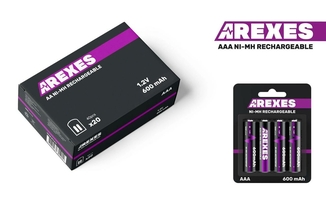 Аккумулятор Arexes 600 mAh Ni-Mh никель-металлогидридный 1.2v 10450 aaa, фото №3