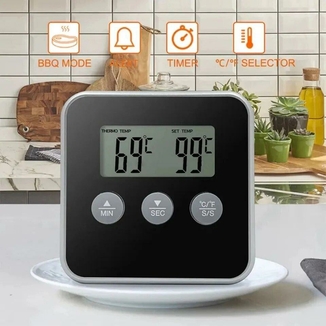 Цифровой термометр с выносным датчиком до 300 градусов Digital Cooking Thermometer, фото №5