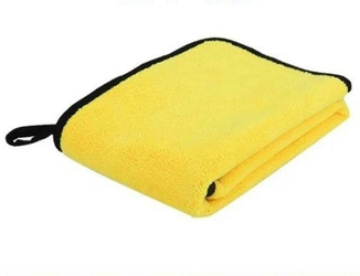 Полотенце из микрофибры для авто желто-серое, 30 х 30 см, фото №3
