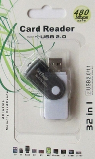 Usb кардридер microSD, miniSD, Sd, Ms - всё в одном, numer zdjęcia 4
