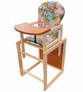 Детский деревянный стульчик стул для кормления, фото №2
