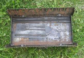Раскладной мангал чемодан на 10 шампуров 2 мм, фото №3