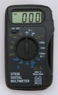 Цифровой мультиметр DT 83C, фото №4