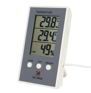 Гигрометр термометр Cx-201a с выносным датчиком температуры, numer zdjęcia 2