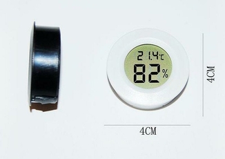 Термометр гигрометр круглой формы, 40мм, фото №5