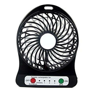 Вентилятор настольный, аккумуляторный Usb Mini Fan (аккумулятор, usb кабель), фото №3