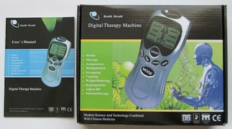 Биоимпульсный эхо массажер Digital Therapy Mashine с подсветкой, фото №3