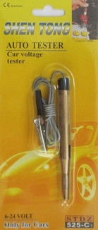 Тестер автомобильный, пробник, индикатор напряжения, фазометр 6-24В, фото №3