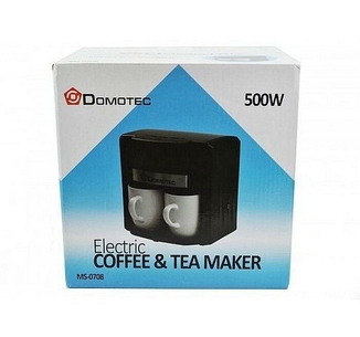 Кофеварка Domotec Ms-0708 с двумя чашками, 500 Вт, фото №4