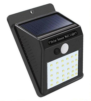 Уличный фонарь с датчиком движения на солнечной батарее 609-30, black, numer zdjęcia 2