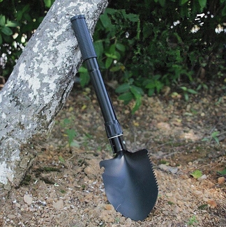 Складная туристическая лопата в чехле, фото №4