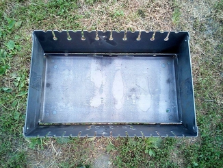 Раскладной мангал чемодан на 10 шампуров 2мм, Сев, фото №5