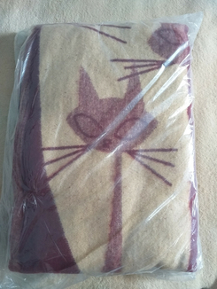 Одеяло из шерсти мериноса коты 170х205 Ярослав, фото №6