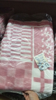 Одеяло акрил/шерсть розовое 190х205 Ярослав, фото №3