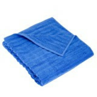 Махровое полотенце Ribs синее, фото №3