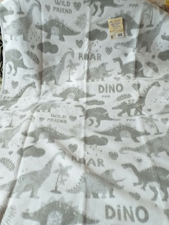 Одеяло детское хлопок динозавры Ярослав, одеяло байковое, фото №6