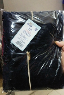 Халат велюровый, халат на молнии фиолетовый Ярослав 56, фото №8