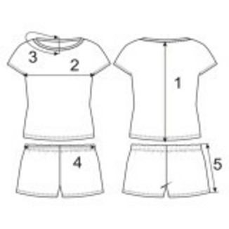 Пижама хлопковая, комплект для сна шорты и футболка Ярослав 46, фото №4