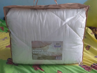 Одеяло стеганое бязь/силикон 230х205 см Ярослав, силиконовое одеяло, фото №3