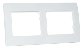 Рамка SVEN SE-200 двухместная белая, photo number 2