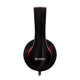 Наушники SVEN AP-940MV с микрофоном черно-красные 4pin + PC, фото №4