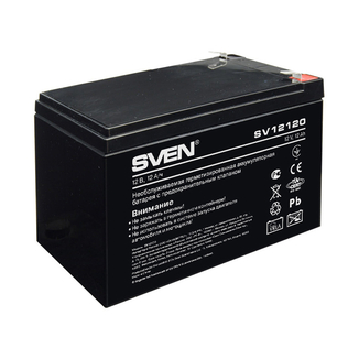 Аккумуляторная батарея SVEN SV12120 (12V 12Ah), фото №2
