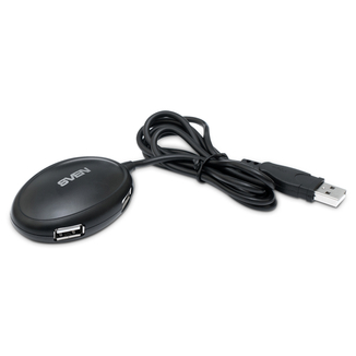 USB-хаб SVEN HB-401 черный, фото №4