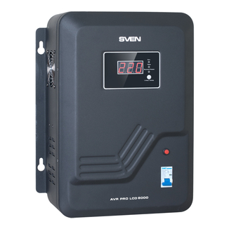 Стабилизатор напряжения SVEN AVR PRO-8000 LCD, фото №2