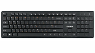 Клавиатура REAL-EL Comfort 7080 USB черная, фото №2