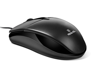Мышка REAL-EL RM-211 USB черная, фото №7