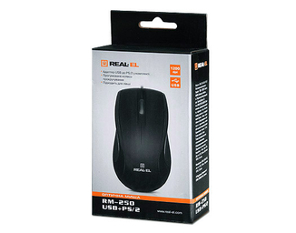 Мышка REAL-EL RM-250 USB+PS/2, фото №6