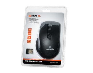 Мышка REAL-EL RM-300 Wireless, фото №3