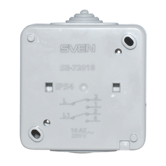 Выключатель SVEN SE-72018 двойной проходной (переключатель), фото №4