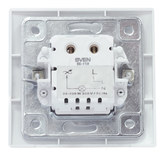 Светорегулятор SVEN SE-119 скрытого типа белый, numer zdjęcia 3