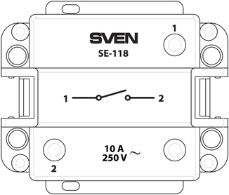 Кнопка звонка SVEN SE-118 кремовая, фото №4