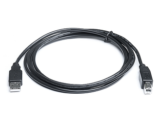 Кабель REAL-EL USB2.0 AM-BM (інтерфейсний) 1,8m чорний, фото №2