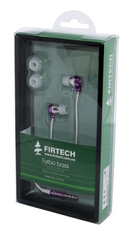 Навушники-вкладиші Firtech FE-062 фіолетові, фото №2